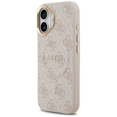 GUESS futerał do IPHONE 17 kompatybilny z MagSafe GUHMP17SP4MSEGCP (PU 4G W/ Classic) różowy