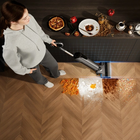 Odkurzacz pionowy UWANT D700 z funkcją mopowania i stacją ładowania - szary