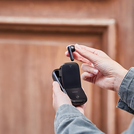 Lexon Speakerbuds Słuchawkibezprzewodowe z głośnikiem bluetooth czarny/black LA127N