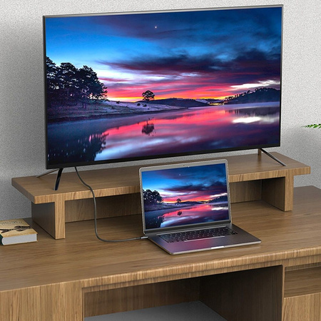 Kabel Tech-Protect UltraBoost Max USB-C 4.0 / USB-C 4.0 PD 240W 8K 40Gbps 1m - szary