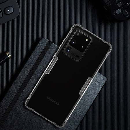 Nillkin Nature żelowe etui pokrowiec ultra slim Samsung Galaxy S20 Ultra przezroczysty