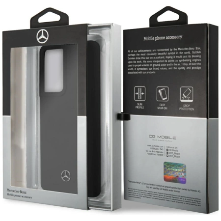 Mercedes MEHCS21LSILBK S21 Ultra G998 czarny/black hardcase Silicone Line