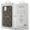 Oryginalne Etui GUESS Hardcase GUHMP14SG4GFRW do iPhone 14 (Kompatybilny z Magsafe / 4G Ring classic logo / brązowy)