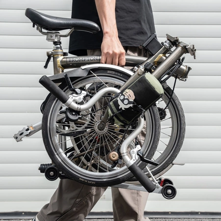 Torba na butelkę Rockbros turystyczna z paskiem na ramię 1l - zielona