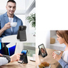 3-in-1-Hülle für iPhone 14 Pro mit MagSafe Wallet RFID-blockierender Ständer Dux Ducis Rafi Mag – Schwarz