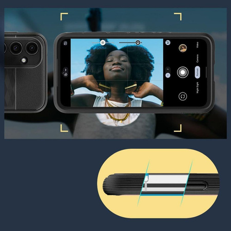 Caseology Parallax case for Samsung Galaxy S23 FE - matte black