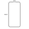 Etteri szkło hartowane 9D do iPhone 15 Pro 6,1"