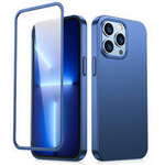 Joyroom 360 Full Case front and back cover for iPhone 13 Pro Max + tempered glass screen protector blue (JR-BP928 blue)