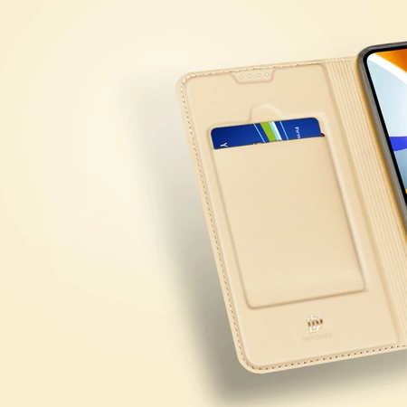 Dux Ducis Skin Pro Hülle für Oppo Reno 8 Flip Cover Card Wallet Stand schwarz