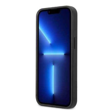 Original Case IPHONE 13 Karl Lagerfeld Hardcase Monogram Ikonik Patch blue