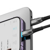 BASEUS kabel Typ C do Apple Lightning 8-pin Power delivery 20W Glimmer Series CADH000101 2m czarny