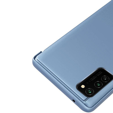 Clear View Case futerał etui z klapką Samsung Galaxy A32 5G różowy