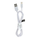 Kabel USB - Micro USB 2.0 1M Długa Końcówka 8MM C363 biały