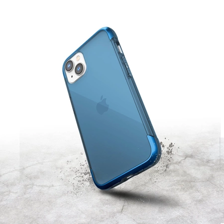 Raptic X-Doria Air Case iPhone 14 gepanzerte Hülle blau