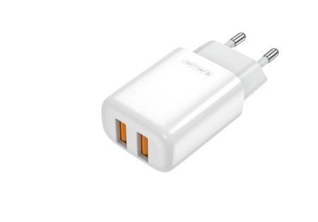 JELLICO ładowarka sieciowa EU02 2.4A 12W 2xUSB Biały