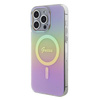 Original Case APPLE IPHONE 15 PRO MAX Guess Hardcase IML Iridescent MagSafe (GUHMP15XHITSP) pink