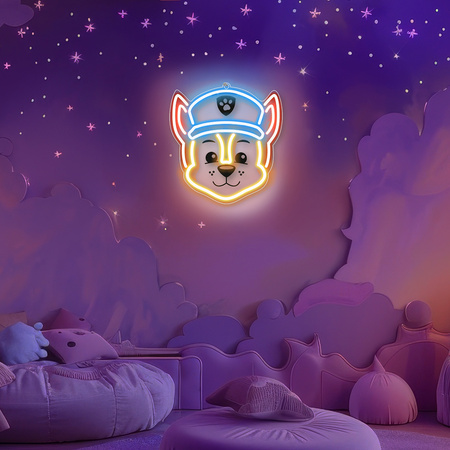 Wiszący neon LED na plexi Psi Patrol - Chase OW-130346