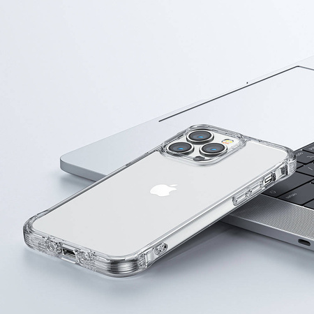 Joyroom Defender Series Case Cover für iPhone 14 Pro Armored Hook Cover Stand Clear (JR-14H2)
