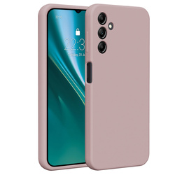 Nakładka Etteri Silicone Case do Samsung Galaxy A14 jasnoróżowa
