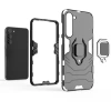 Ring Armor case for Samsung Galaxy S23+ armored cover magnetic holder ring black