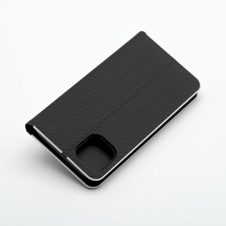 Kabura LUNA Book Carbon do IPHONE 15 Plus czarny