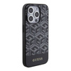 Guess GCube Stripes MagSafe Hülle für iPhone 15 Pro Max – Schwarz