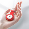 Crong Silicone Case with Key Ring – Brelok do Apple AirTag (czerwony)