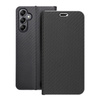 Kabura LUNA Book Carbon do SAMSUNG A14 4G / A14 5G czarny