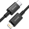 Baseus Superior kabel USB Typ C - Lightning do szybkiego ładowania Power Delivery 20 W 2 m czarny (CATLYS-C01)