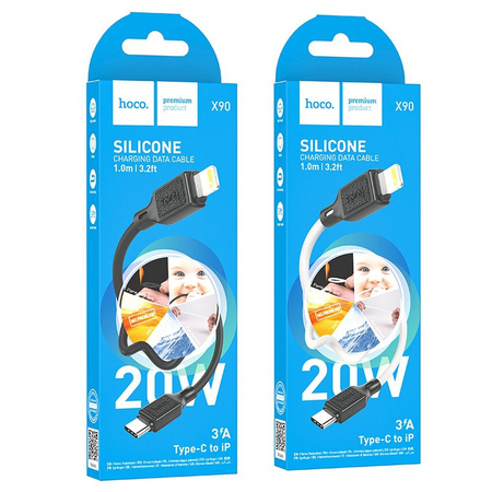 HOCO kabel Typ C do Lightning PD 20W X90 1 m czarny