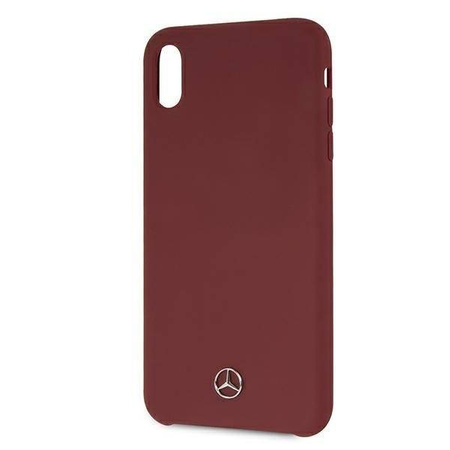 Mercedes MEHCI65SILRE iPhone Xs Max czerwony/red hardcase Silicone Line