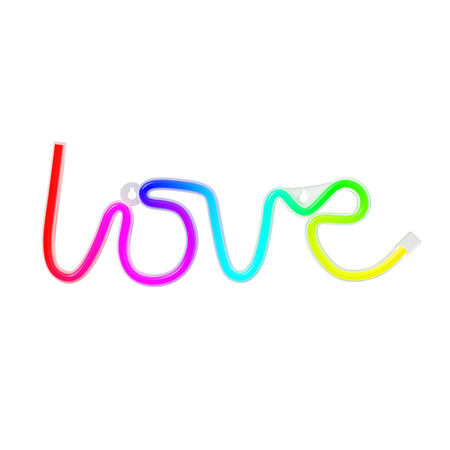 Neon LED RGB LOVE FLRN01 + pilot Forever Light
