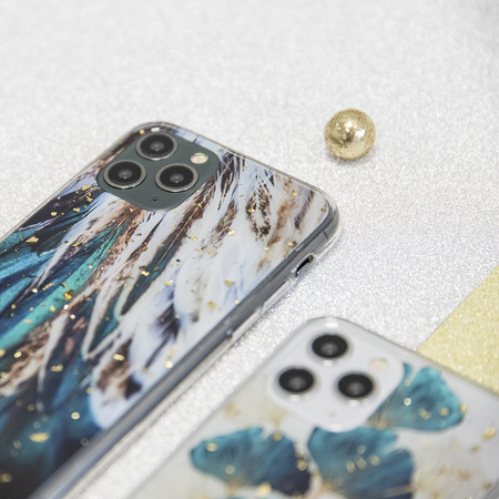Nakładka Gold Glam do Xiaomi Redmi 13C 4G / 13C 5G pióra