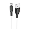 Borofone Kabel BX63 Charming - USB na Micro USB - 2,4A 1 metr czarno-biały