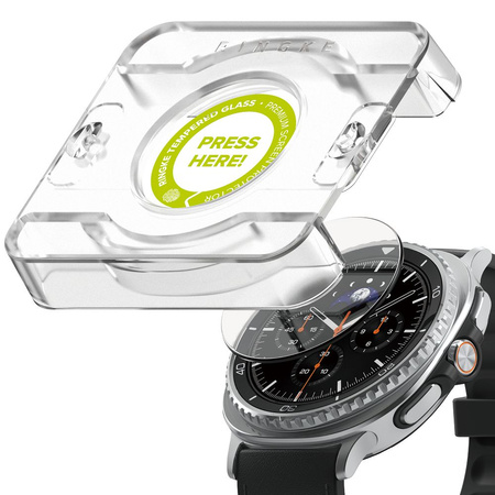 SZKŁO HARTOWANE RINGKE TEMPERED GLASS PRO 2-PACK GALAXY WATCH 8 CLASSIC (46 MM) CLEAR