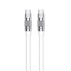 WEKOME WDC-188 Wingle Series - Kabel połączeniowy USB-C do USB-C 100W Fast Charging 1 m (Biały)