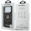 Karl Lagerfeld IML Choupette Head Logo MagSafe Case für iPhone 17 Pro - Schwarz