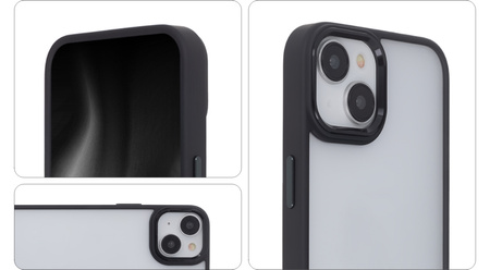 Nakładka Satin Elegant Matt do iPhone 15 Pro Max 6,7" czarna