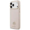 Etui Guess Grained Strass Logo MagSafe na iPhone 17 Pro Max - różowe
