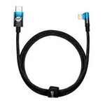 Baseus MVP 2 Winkelkabel Power Delivery Kabel mit seitlichem USB Type C / Lightning Stecker 1m 20W blau (CAVP000221)