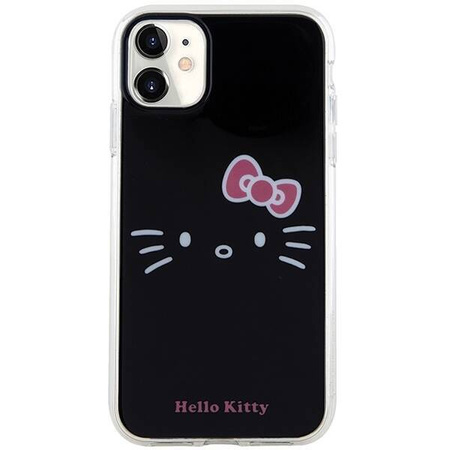 Hello Kitty IML Kitty Face Hülle für iPhone 11 / Xr – Schwarz