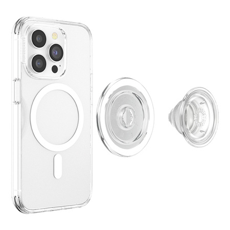 Popsockets PopGrip MagSafe 2 806827przezroczysty/transparent uchwyt i podstawka do telefonu