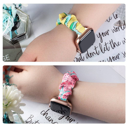 Cloth Watch 7 band 7/6/5/4/3/2 / SE (45/44 / 42mm) strap bracelet bracelet with elastic pineapple