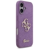 Guess Fixed Glitter Big 4G case for iPhone 17 - purple