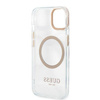 Guess GUHMP13MHTRMD iPhone 13 6,1" złoty/gold hard case Metal Outline Magsafe