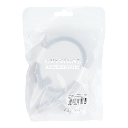 Kabel Typ C do Typ C 2.0 HD23 2A 2m czarny