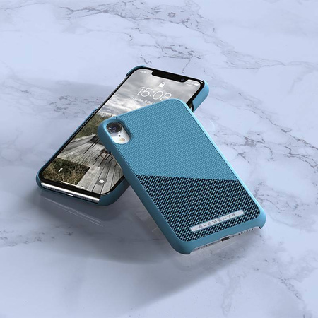 Nordic Elements Saeson Freja - Materiałowe etui iPhone XR (Petrol)