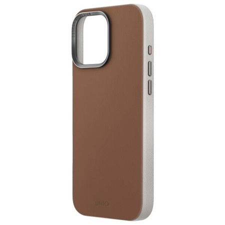 Etui IPHONE 16 PRO MAX UNIQ Lyden DS Magclick Charging Carmel Ivory beżowe