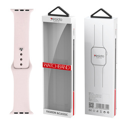 Yesido WB44 Silikonowy Pasek do Apple Watch L 38/40/41 (97+132) #17 SILT/PUDROWY RÓŻ