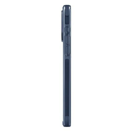 Etui UNIQ Combat Magclick Charging do iPhone 15 Pro - niebieskie